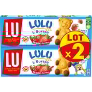 Lulu l'ourson fraise lot x2 300g