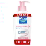Mixa EPS lait démaquillant anti-déssèchement 2x200ml