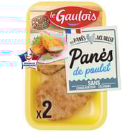 Le Gaulois panés de poulet 2x100g