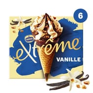 Extrême 6 cônes vanille 720ml 426g