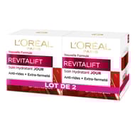L'oréal paris revitalift soin hydratant jour anti-rides extra-fermeté 2x50ml