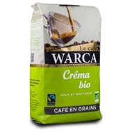 Warca café en grains crema bio max havelaar paquet 500g
