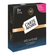 Carte Noire café moulu décaféiné 2x250g