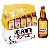 Pelforth blondeau pack 6x25cl 5.8%vol