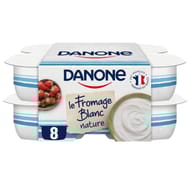 Danone fromage blanc nature 3.2%mg 8x100g