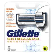 Gillette lames skinguard sensitive x5