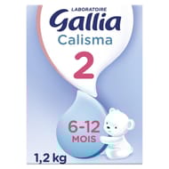 Gallia calisma lait poudre 2ème âge de 6 à 12 mois 2x600g