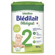 Blédilait premium formule épaissie 2ème âge de 6 à 12 mois 820g