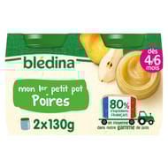 Bledina pots poires 2x130g