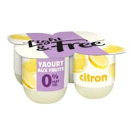 Light & free fruit citron 4x125g