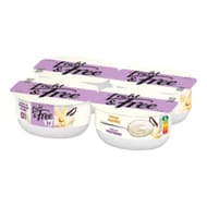 Light & Free recette au fromage blanc saveur vanille 4x120g
