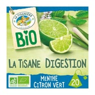La Tisane digestion menthe citron vert bio x20 30g