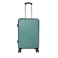 Valise rigide 65cm bleu canard