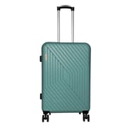 Valise rigide 76cm bleu canard