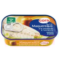 Cora filets de maquereaux à la moutarde à l'ancienne 1/6 113g