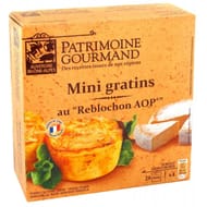 Patrimoine gourmand 4 mini gratins au "reblochon aop" 400g