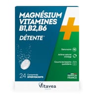 Vitavea magnesium + vitamines B1, B2, B6 comprimés x24