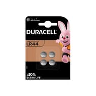 Duracell 4 piles pour appareil électronique lr44 lot de 4 8g