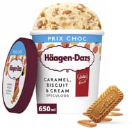 Haagen dazs pot caramel biscuit & cream 560g prix choc
