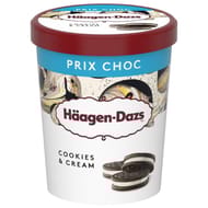 Haagen dazs pot cookies & cream 541g prix choc
