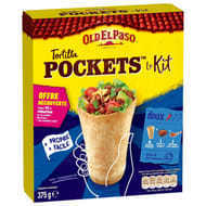 Old el paso kit tortilla pocket offre découverte 375g