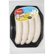 Saucisse blanche d'alsace nature x4 400g Moritz