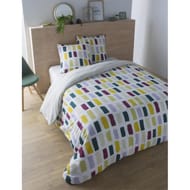 Parure housse de couette 200x200 + 2 taies 63x63 erik