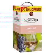 Cinsault Rosé A. Montmirel 12% Vol.BIB 5L+10% gratuit