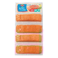 Escal sachet de 4 pavés de saumon asc crus sans peau