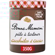 Bonne maman pâte à  tartiner cacao cacahuètes 350g