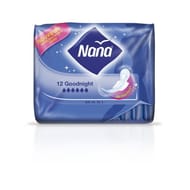 Nana maxi serviettes hygieniques goodnight x12