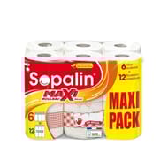 Sopalin sur mesure décoré 6 roueleaux = 12 rouleaux