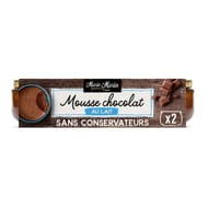 Marie Morin mousse au chocolat au lait 2x100g