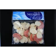 Noix de Saint Jacques avec corail 10/20Lbs Patinopecten Yessoensis Japon 500G
