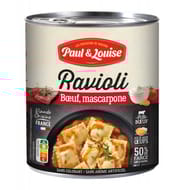 Paul et louise - ravioli boeuf, mascarpone 800g