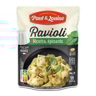 Paul et louise - sachet ravioli ricotta epinards 300g
