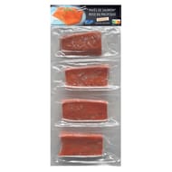 Pavés de saumon rouge du Pacifique sauvage msc 400g