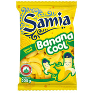 Samia bonbons sachet gélifiés bananes halal 200g