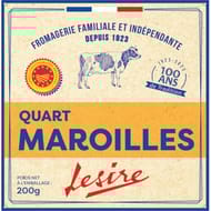 Lesire et Roger quart de maroilles aop 200g