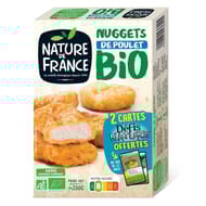 Nature de France nuggets de poulet bio 200g