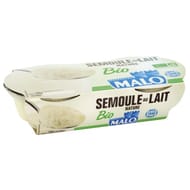 Malo semoule nature bio 2x140g