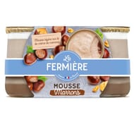 La Fermière mousse au marron 2x100g