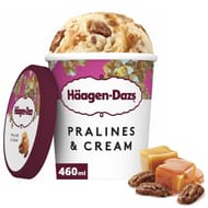 Haagen dazs pot pralines & cream 460ml 400g