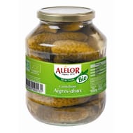 Alélor bio cornichons aigres-doux 850g