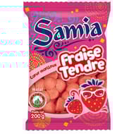 Samia bonbons gélifiés halal fraise kiss 200g
