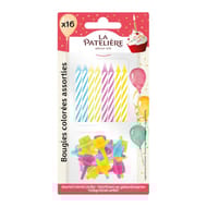 La patelière 16 bougies anniversaire + supports