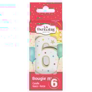 La patelière bougies 6 chiffres
