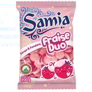 Samia bonbons sachet gélifiés fraise halal 200g
