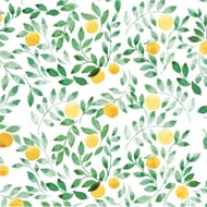 20 serviettes 33x33cm mon citronnier