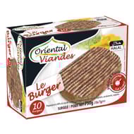 Oriental Viandes le burger de boeuf halal 10x75g